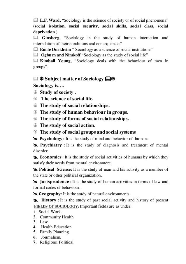 Relevance to sociology in nursing practise understanding sociology in nursing